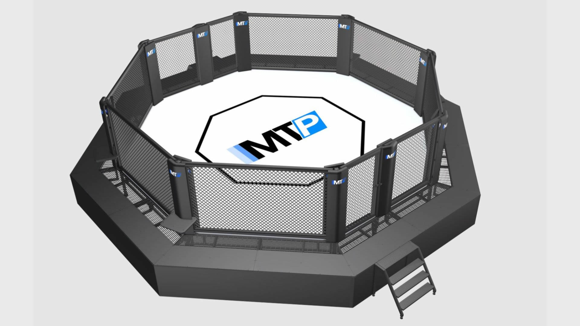 Cage MMA premium avec podium MTPBOXING