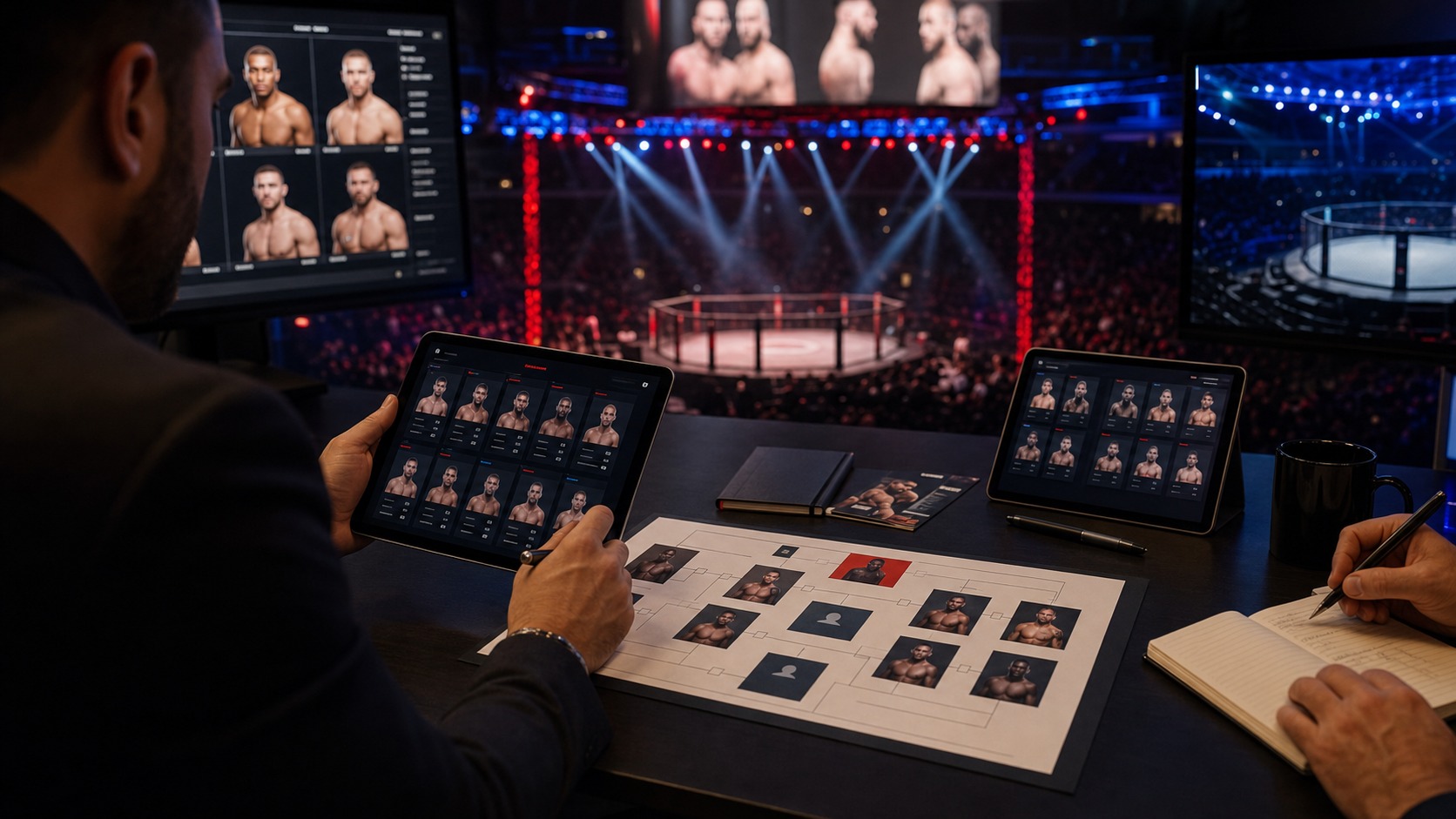 Organisation matchmaking pour gala de boxe et MMA